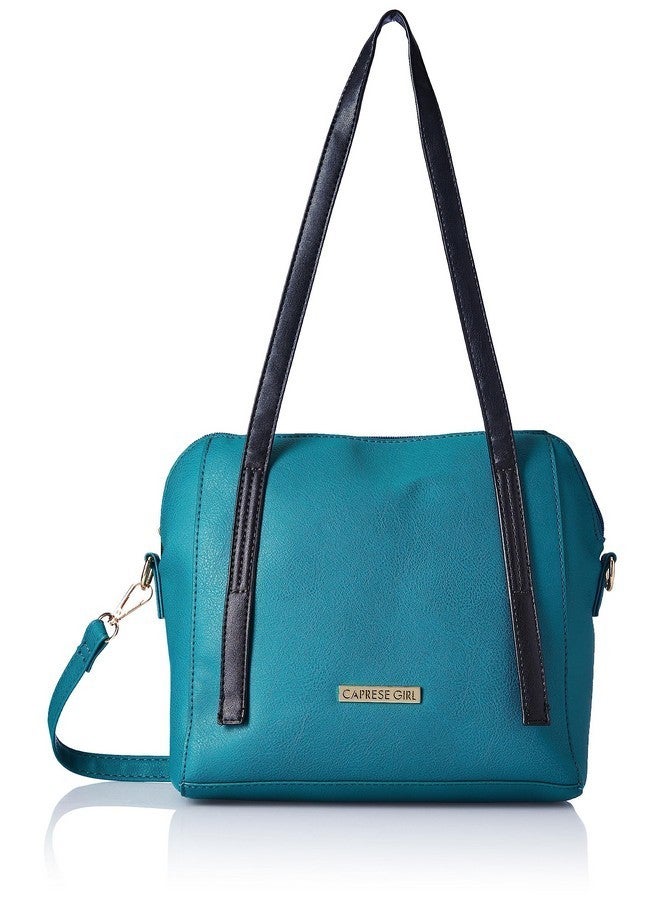 CAPRESE حقيبة ساتشيل نسائية لوسي متوسطة الحجم باللون الأزرق الفاتح - Image 1