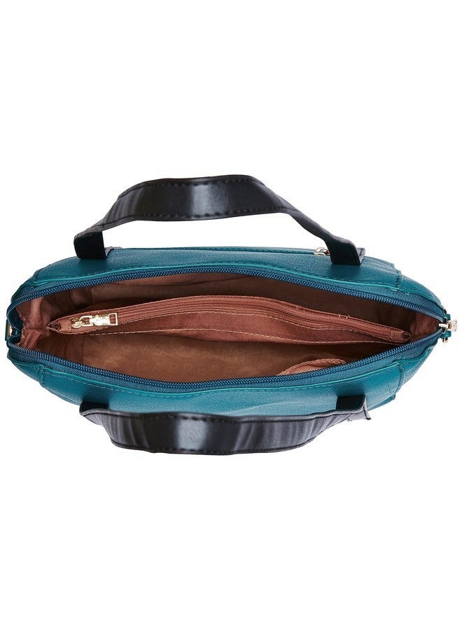 CAPRESE حقيبة ساتشيل نسائية لوسي متوسطة الحجم باللون الأزرق الفاتح - Image 3