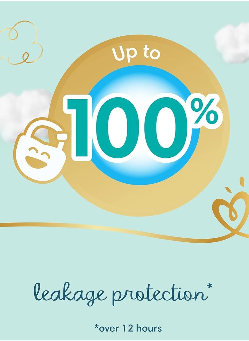 Generic Pampers Premium Care Newborn Taped Diapers, Size 2, 3-8kg, Unique Softest Absorption for Ultimate Skin Protection, 168 Count  - Image 2