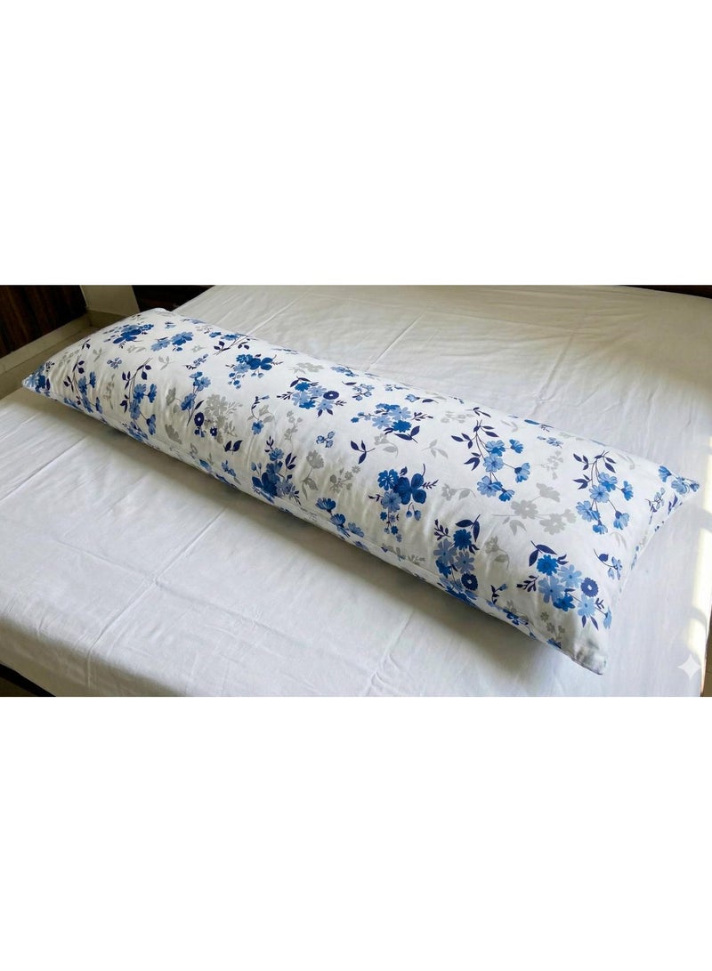 Yarlin-Long Pillowcase 160*45 (Blue Flora) Design