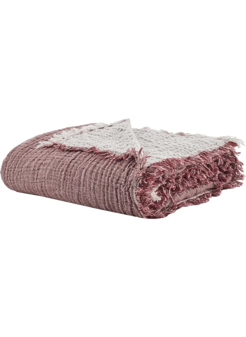 Soley | Tissou | Single 100% Cotton Muslin Pique Bedspread