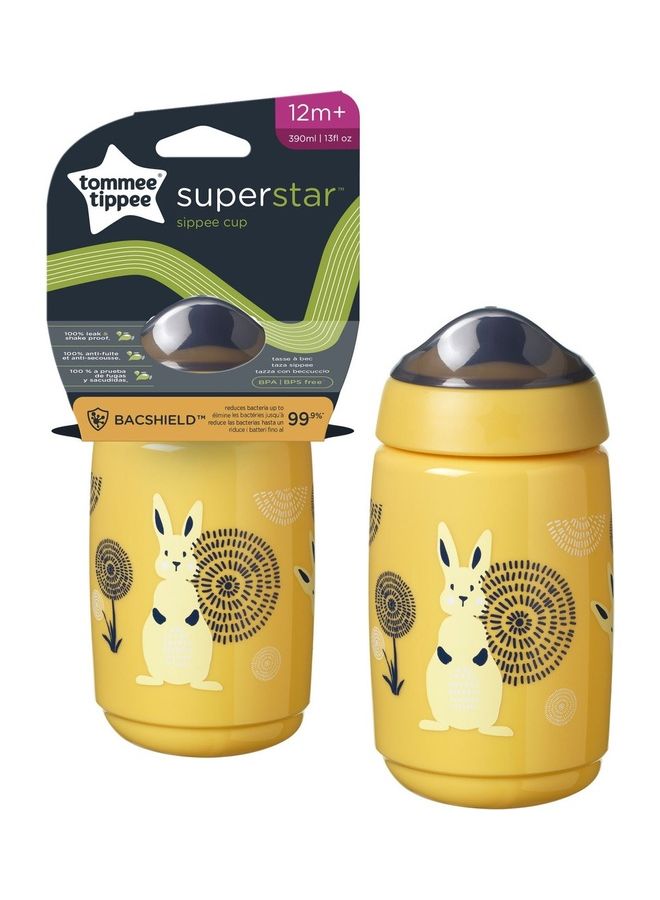 tommee tippee Sippee Trainer Cup Sippy Bottle For Toddlers, Leakproof 390ml, 12M+  - Assorted - Image 2