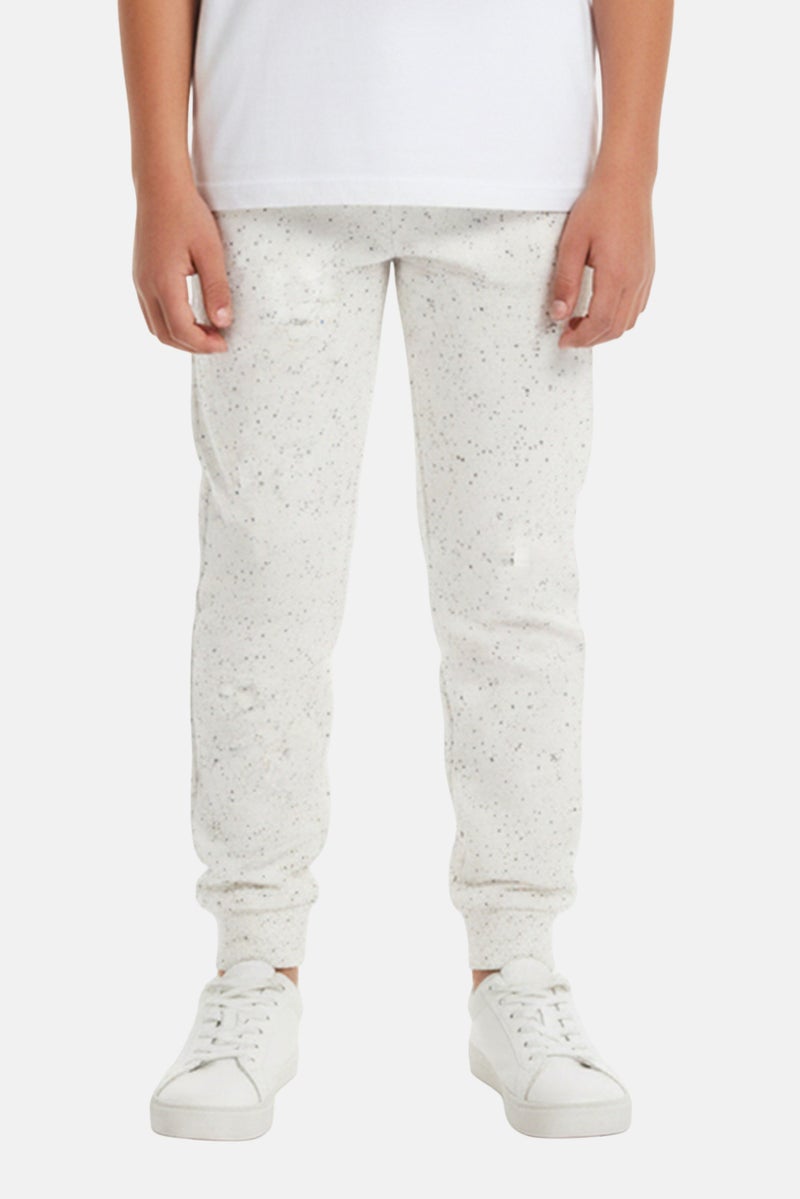 Kenzo Toddlers Boy Regular Fit Embroidered Logo Jogger Pants, Multicolor - Image 1