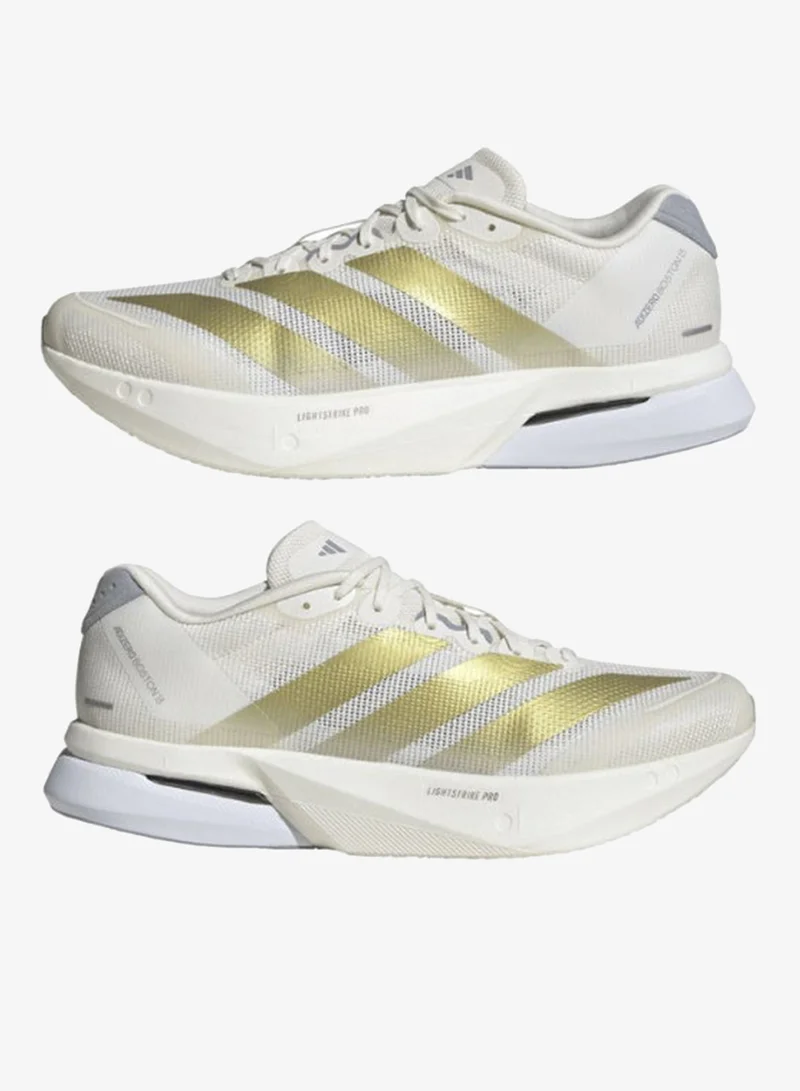 Adidas Adizero Boston 13 M White Running Shoes