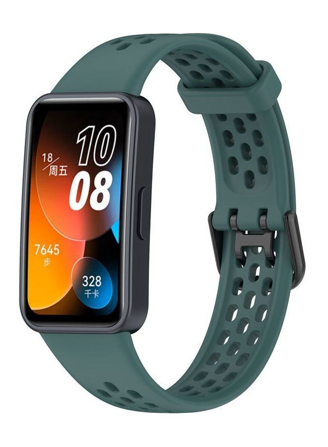 مناسبة لفرقة Huawei 8/Huawei Band 9/Huawei Band 10 Sports Silicone Watch Strap