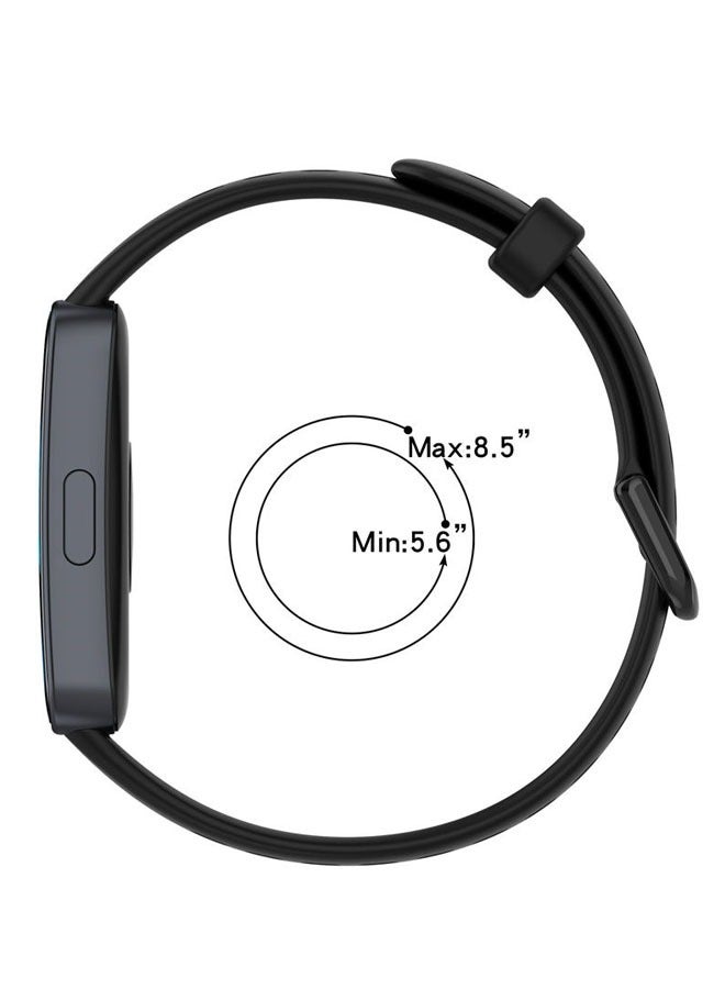 مناسبة لفرقة Huawei 8/Huawei Band 9/Huawei Band 10 Sports Silicone Watch Strap