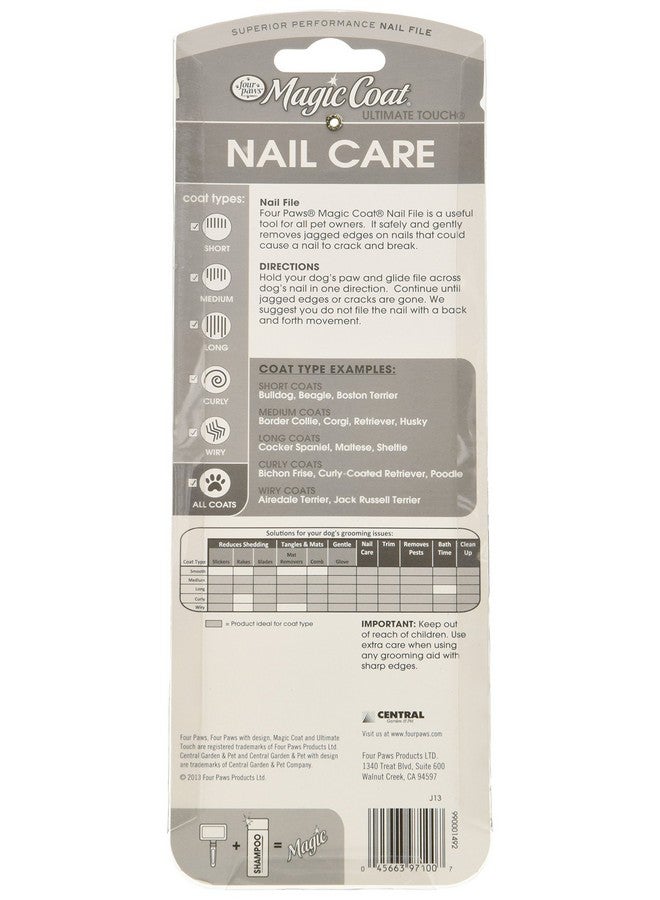 four paws Four Paws Magic Coat Groomer's Grip Dog Nail File, Black - Image 3
