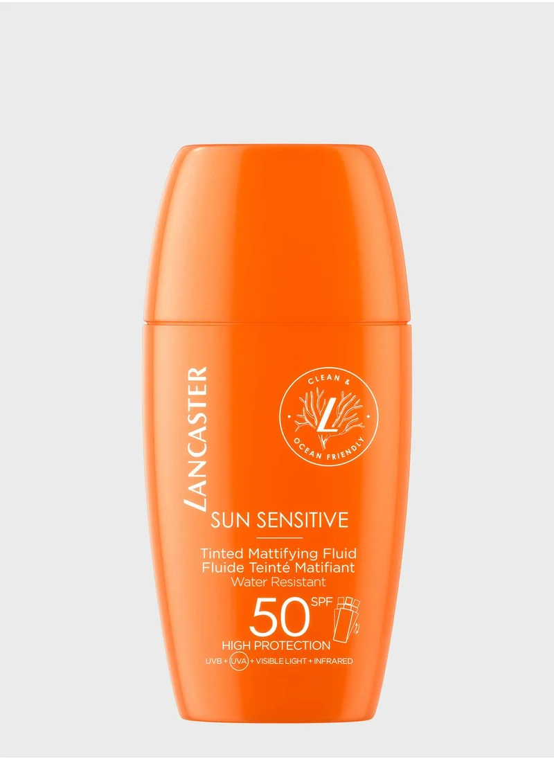 Lancaster Lancaster Sun Sensitive Tinted Mattifying Fluid Spf 50, 30Ml