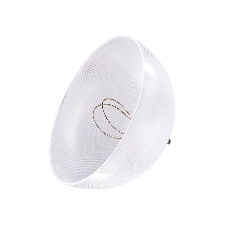Aspen Creative 28007-75-2, Clip-on Dome Shade in Clear Finish, 8" Diameter x 4" Height, 2 Pack - Image 4