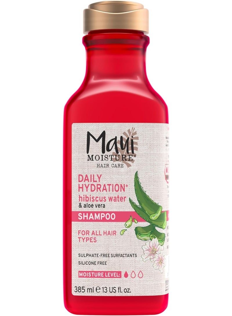 Maui Moisture Aloe Vera and Hibiscus Water Shampoo for dry fine hair 385ml