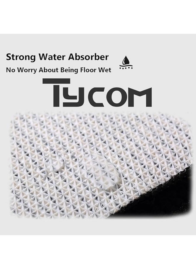 TYCOM Kitchen Rugs Kitchen Mat, Non-Slip Fluffy Soft Plush Microfiber Shower Carpet Rug, Machine Washable Quick Dry Ultra Kitchen Mats - 50 * 80+50 * 120cm  - Image 4