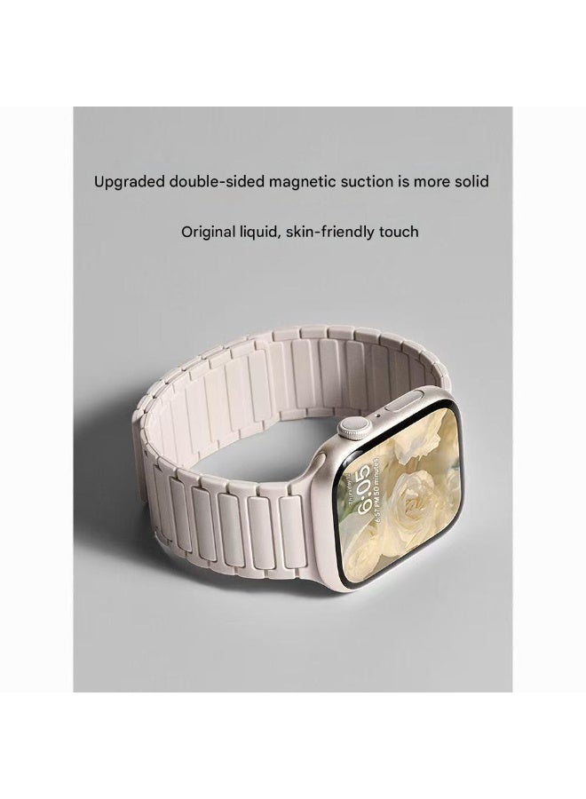 Watch Band Compatible for Apple Watch Series Band 38mm 40mm 41mm 42mm women, Genuine Leather Double Tour Designed Slim Replacement Strap for iWatch Series10 9 8 7 6 SE - Image 4