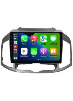 SHEZA STAR Android Car Stereo for Chevrolet Captiva 2010-2017 2GB RAM 32GB ROM Support Carplay Mirror Link Wi-Fi BT Radio GPS 10 Inch IPS.QLED Touch Screen with AHD Camera Included  - Image 1