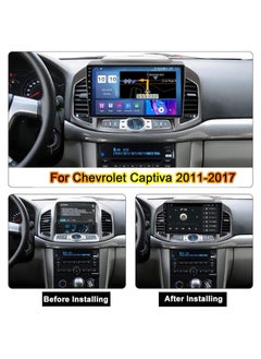 SHEZA STAR Android Car Stereo for Chevrolet Captiva 2010-2017 2GB RAM 32GB ROM Support Carplay Mirror Link Wi-Fi BT Radio GPS 10 Inch IPS.QLED Touch Screen with AHD Camera Included  - Image 2