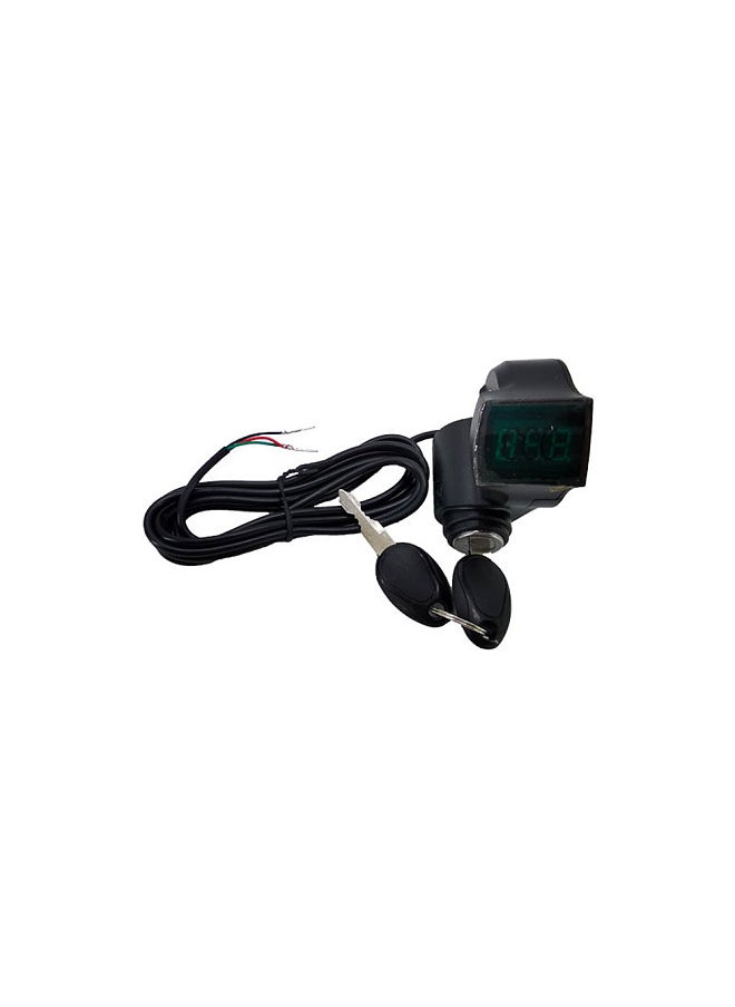 Generic - Electric Scooter Ignition Lock Handlebar Control Switch Thumb Throttle with Keys Compatible for Kugoo M4 - Image 1
