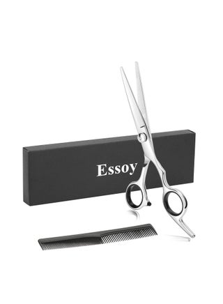 Essoy professional hair cutting scissors shears 6.5 inches stainless steel haircut scissor with fine adjustment screw for home salon barber hairdressing scissor for women men kids - pzsku/Z1D0A7A06D5A4FF6B70C8Z/45/1754679214/90339b78-6522-470c-8f29-7ef7fe94aa17