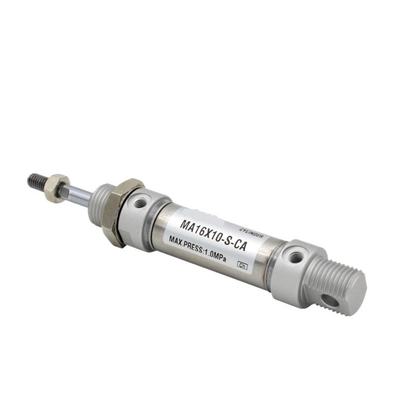 MA16 Double Acting Mini Pneumatic Cylinder 45SCA Stainless Steel 10 25 200 250 300mm Stroke Air Pressure - Image 2
