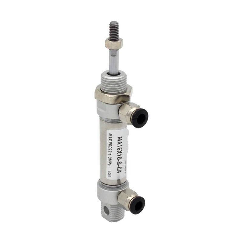 MA16 Double Acting Mini Pneumatic Cylinder 45SCA Stainless Steel 10 25 200 250 300mm Stroke Air Pressure - Image 3
