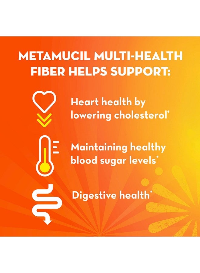 Metamucil Daily Psyllium Husk Powder Supplement 3In1 Fiber For Digestive Health Plant Based Fiber 300Ct Capsules - Image 4