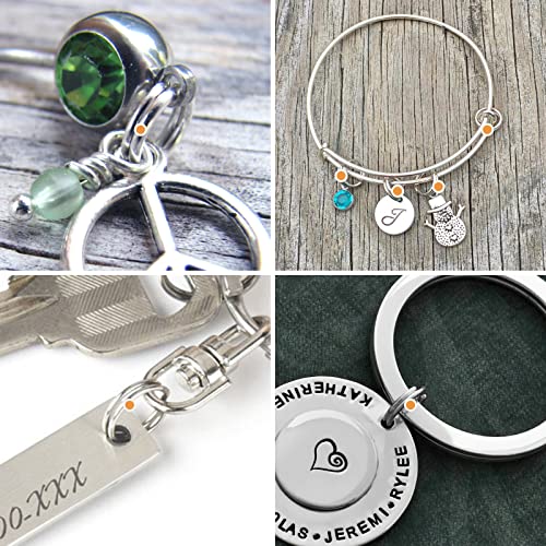 Pawfly 100 Pack 1/2 Inch Split Key Rings Mini Jump Rings Dog Tag Ring with Double Loops Small Metal Rings Connectors for Car Keys, Jewelry Necklaces Bracelets Earrings Crafts Ornaments and DIY Arts - Image 3