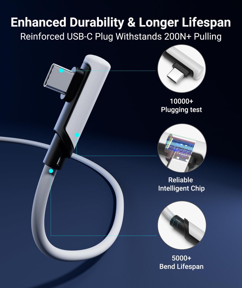 Syntech Link Cable 20 FT Compatible with Oculus/Meta Quest 3/Meta Quest2/Pro/Pico 4/Ultra Accessories and PC/SteamVR, High Speed PC Data Transfer, USB 3.0 to USB C Cable for VR Headset - Image 4