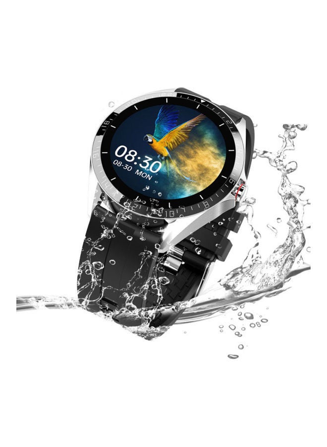 NIBEMINENT GW16T Waterproof Smart Watch Silver Black - Image 2