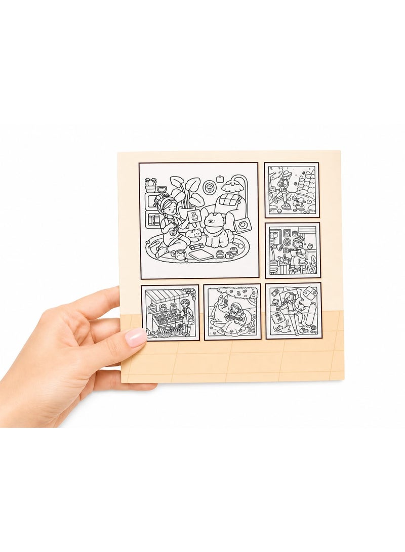 Cozy Time Coloring Book for Adults and Children - Image 5
