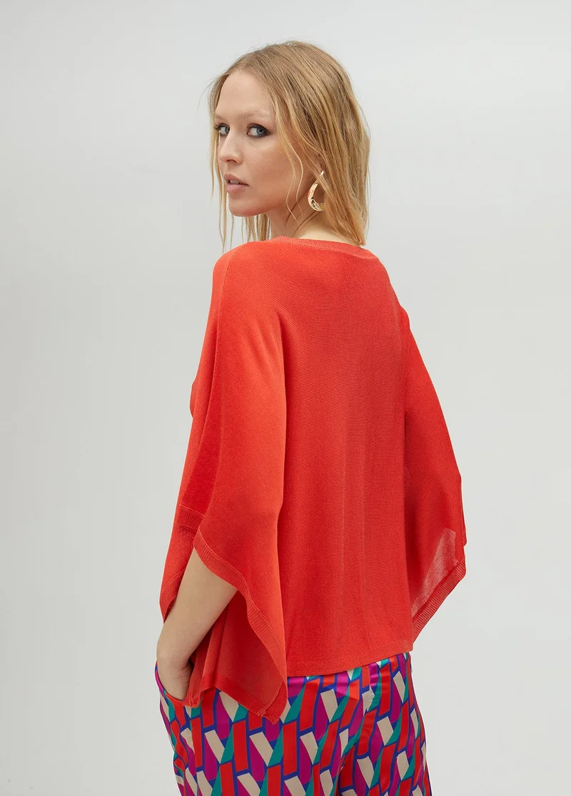 لولا كساديمونت كنزة بأكمام كاب محبوكة