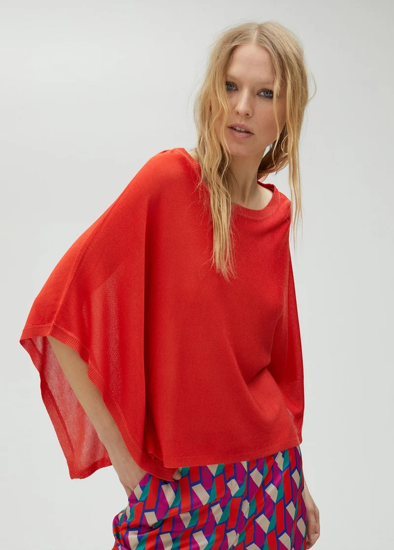 لولا كساديمونت كنزة بأكمام كاب محبوكة