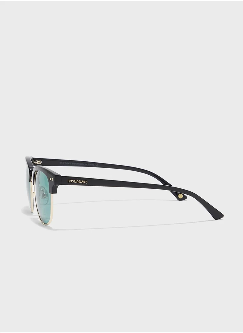 30 سندايز Lumi  Aviator Sunglasses