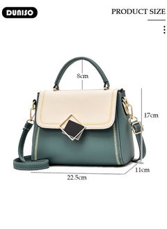 DUNISO Women's Fashion Handbag Faux Leather Crossbody Bag For Women Large Capacity Bow Trim Tote Bags Top Handle Satchel Fashionable Travel Shoulder Bag For Ladies  - Image 4