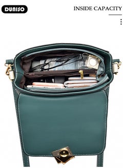 DUNISO Women's Fashion Handbag Faux Leather Crossbody Bag For Women Large Capacity Bow Trim Tote Bags Top Handle Satchel Fashionable Travel Shoulder Bag For Ladies  - Image 5