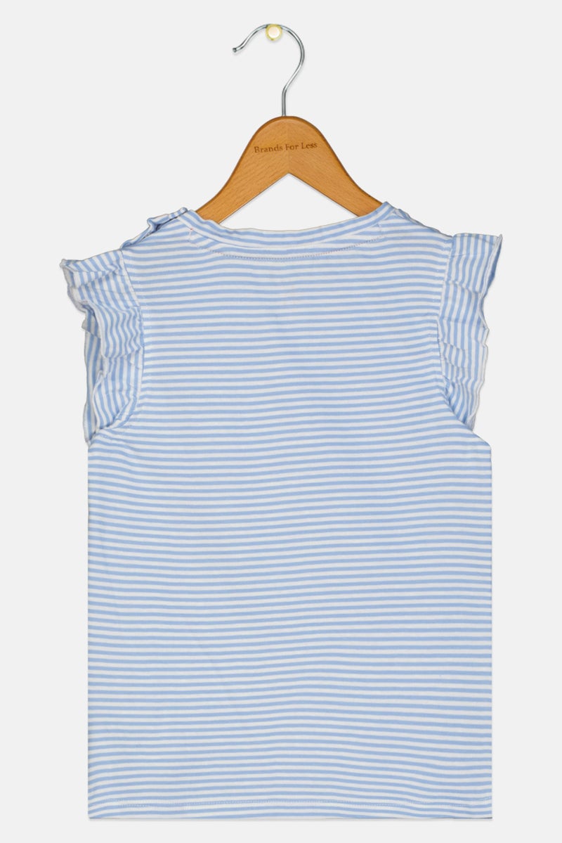 Hamleys Toddlers Girl Strip Print T-Shirt, Multicolor - Image 3