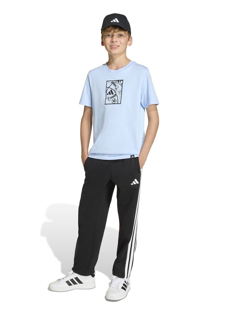 Adidas Football Graphic T-Shirt Junior - Image 5