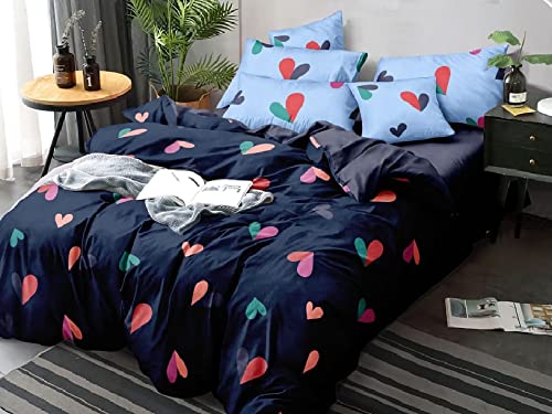 Laying Style™ Gless Cotton Premium 200TC Single Duvet/Quilt/Razai/Comforter Cover (60" x 90" inch,Multicolor) - Image 1
