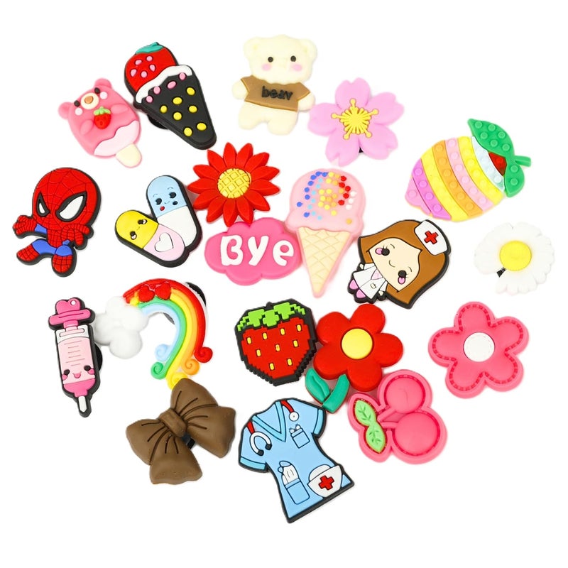 Shoe Charms for Boys Teens Cute Shoe Decoration Charms for Shoes Bracelet Wristband Clog Sandals Party Favors Gifts Kids Adults