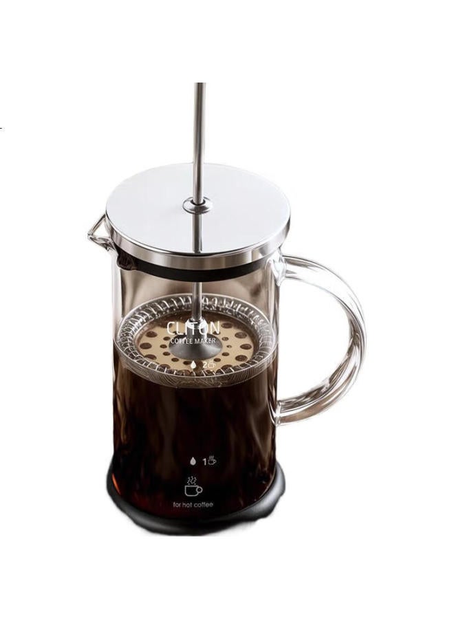 Cliton Glass French Press Coffee Maker Home Coffee Machine Coffee Filter Cup French Press Pot - Image 3