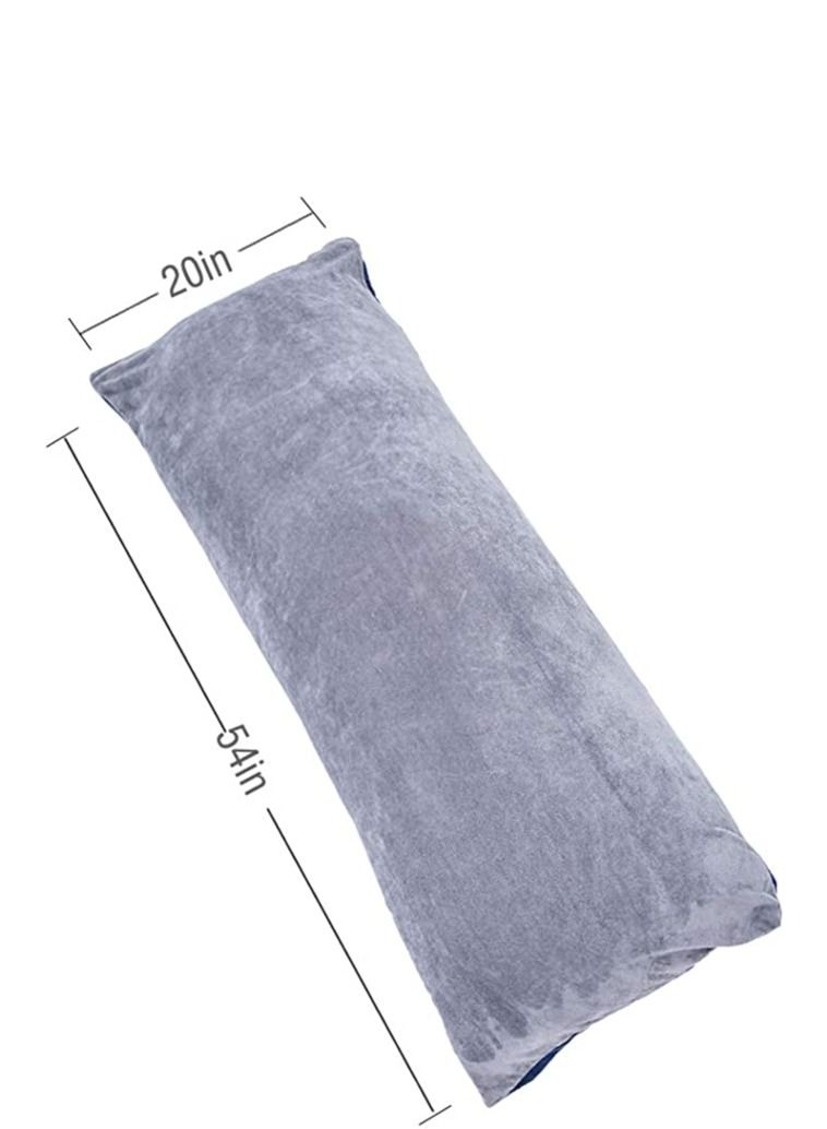 مولودي وسادة قطنية كبيرة للجسم مع غطاء قابل للإزالة. - Image 4