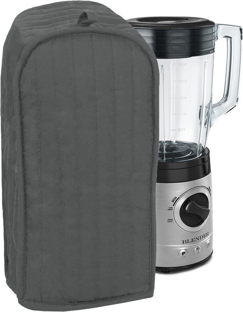 Ritz Polyester / Cotton Quilted Blender Appliance Cover, Dust and Fingerprint Protection, Machine Washable, Graphite Grey - Image 1