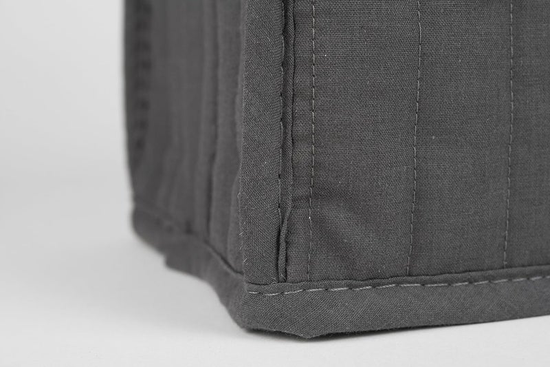 Ritz Polyester / Cotton Quilted Blender Appliance Cover, Dust and Fingerprint Protection, Machine Washable, Graphite Grey - Image 2