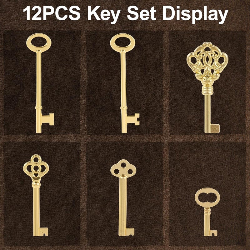 VYH 12PCS Hollow Barrel Skeleton Key, Universal Skeleton Key, Decorative Vintage Style Set - Image 5