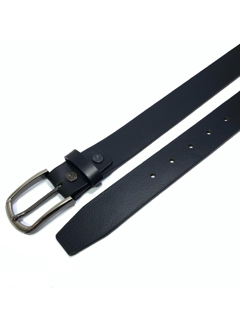CLASSIC MILANO® Genuine Leather Belt Men in an elegant GIFT BOX; Classic Jean Belt; Belts for men Mens belt Leather; Pin Buckle 35MM - Image 2