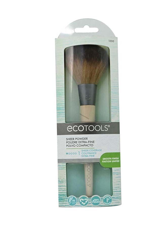 Ecotools فرشاة مكياج بودرة الخيزران