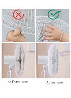 Cool Baby COOLBABY Children's Anti-pinch Fan Protective Cover-Cartoon Fan Cover Safety Cover-Household Floor Type Electric Fan Protective Cover Washable Fan Mesh Cover  - Image 2