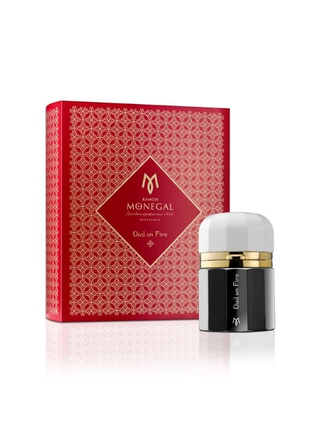 RAMON MONEGAL OUD ON FIRE (U) EXTRAIT DE PARFUM 50ML (SQUARE BOX) - Image 1