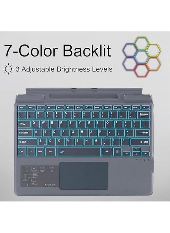 Type Cover Compatible with Microsoft Surface Pro 11 (2024),13 inch, Portable Slim Wireless Keyboard with Touchpad Tablet Keyboard  - Image 4