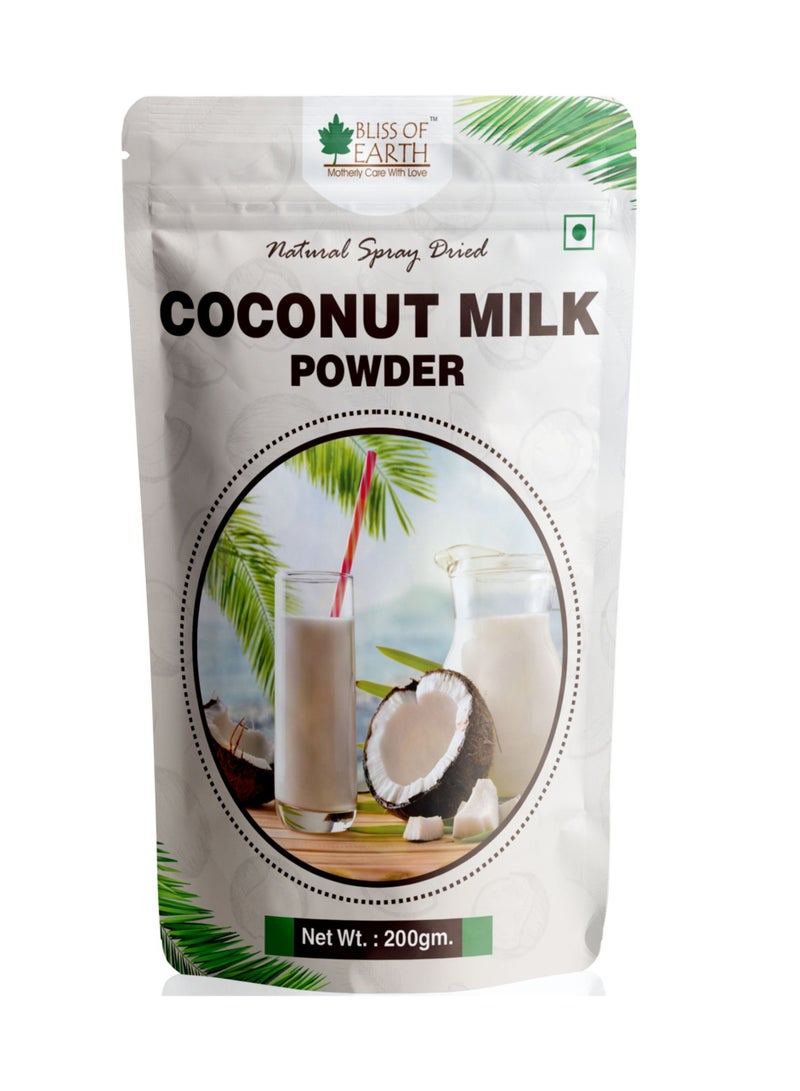 BLISS OF EARTH 200 Gram Coconut Milk Powder