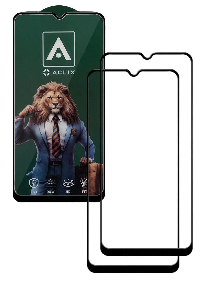 ACLIX 2 Pieces Antistatic ESD Dustproof Premium Quality High Definition Tempered Glass Screen Protector Designed For Xiaomi Poco M5 - Image 1