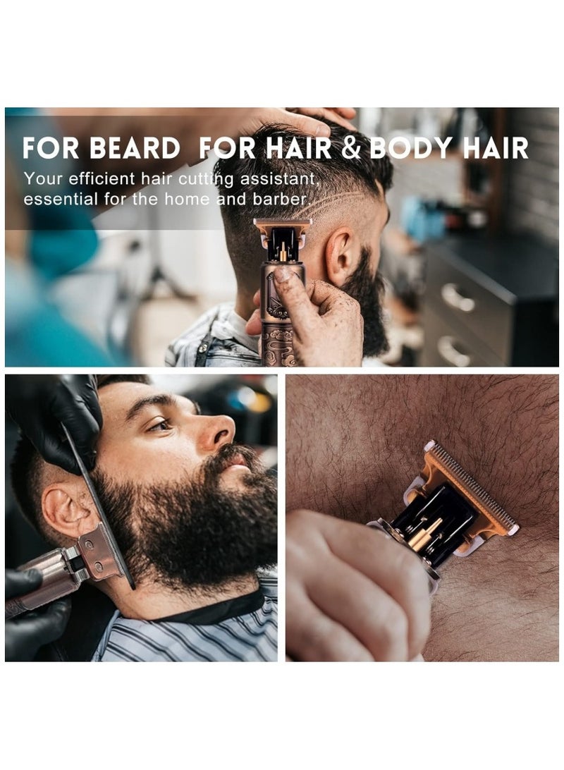 UFREE Professional Beard Hair Trimmer for Men Grooming Cutting Kit Mustache T Blade Liners Trimmer Electric Shaver Cordless Zero Gapped Edgers Clipper Barber Supplies - Image 4