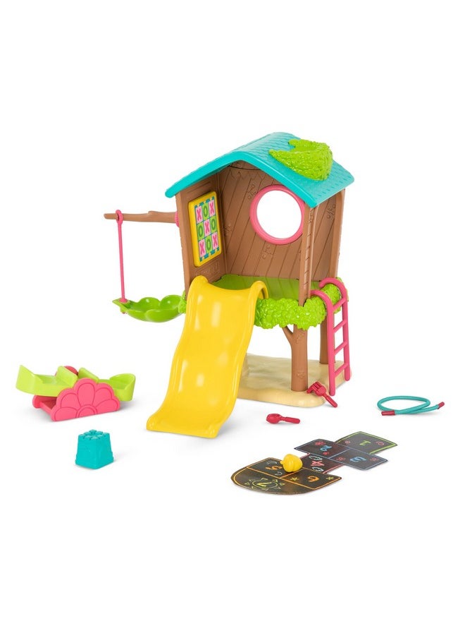 Li'L WOODZEEZ - Li’l Woodzeez - 11 Pcs Tree House Playset for Doll Figures - Playhouse Playset with Ladder, Swing & More Accessories - Pretend Play Toy for Kids Age 3+ - Image 1